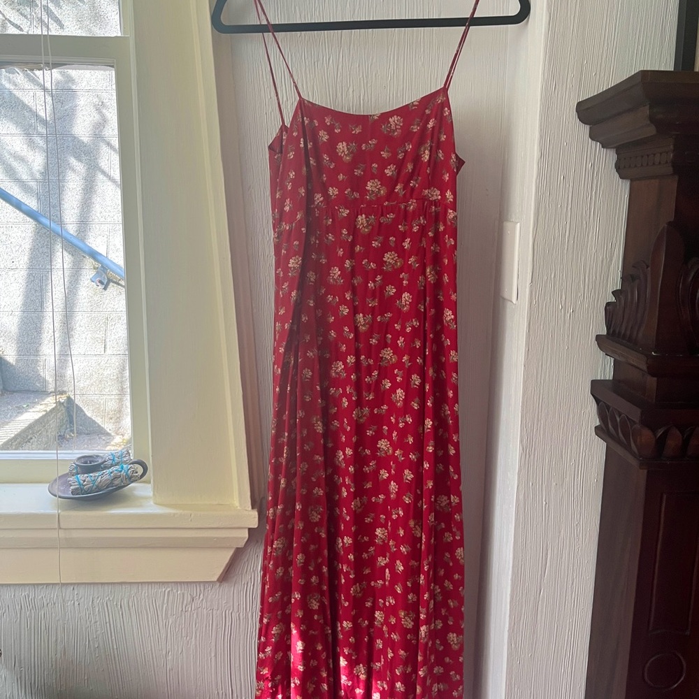 Vintage Laura Ashley Floral Midi Dress